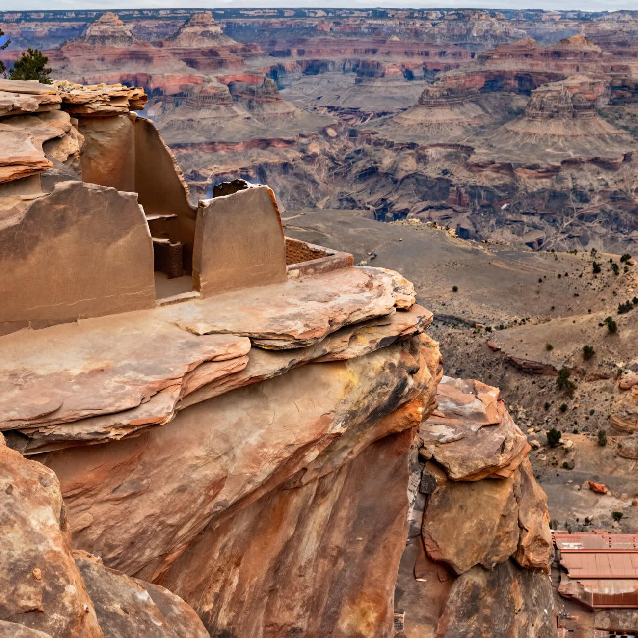 Sandstone canyon at Mesa Verde National Park